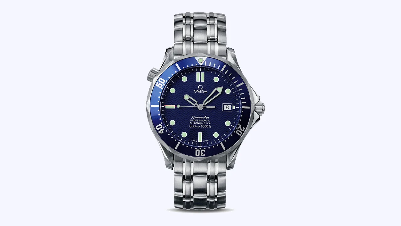 Best Replica OMEGA Seamaster 300M Chronometer Watches UK With Blue Dials Online