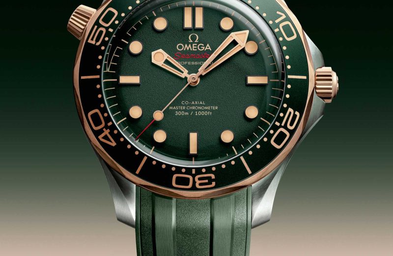 UK Best Replica Omega Seamaster Diver 300M Watch In Titanium And Bronze Gold