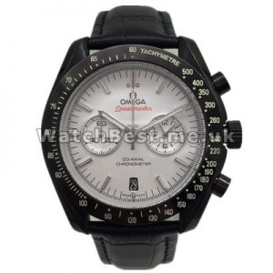 UK Perfect Replica Omega Speedmaster White Dial
