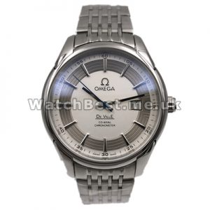 UK Swiss Imitation Omega De Ville White Dial