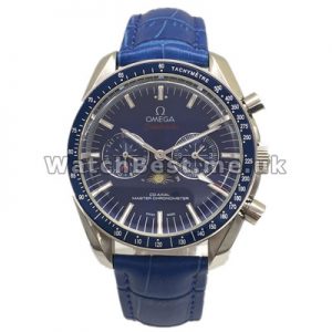 UK Wonderful Replica Omega Speedmaster Blue Dial