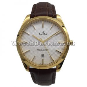 UK Tasteful Replica Omega De Ville Hour Vision White Dial