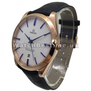UK Refined Replica Omega De Ville White Dial