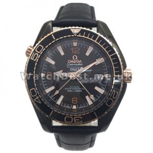 UK Magnificent Replica Omega Seamaster Planet Ocean Black Dial