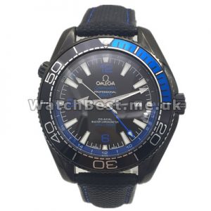 UK Marvelous Knockoff Omega Seamaster Planet Ocean Black Dial