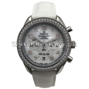 UK Swiss Replica Omega Speedmaster Diamonds Bezel