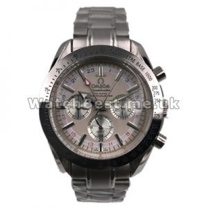 UK Top Quality Fake Omega Speedmaster Gray Dial