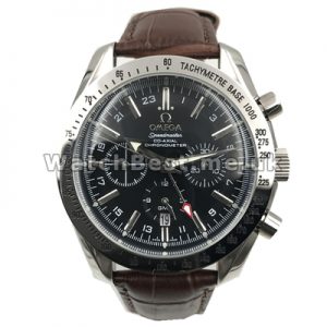 UK Men's Replica Omega Speedmaster Black Dial