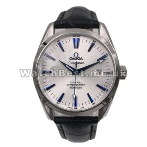 UK Perfect Replica Omega Seamaster White Dial