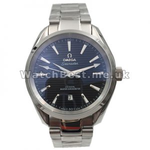 UK Men's Fake Omega Seamaster Black Dial